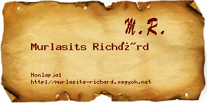Murlasits Richárd névjegykártya